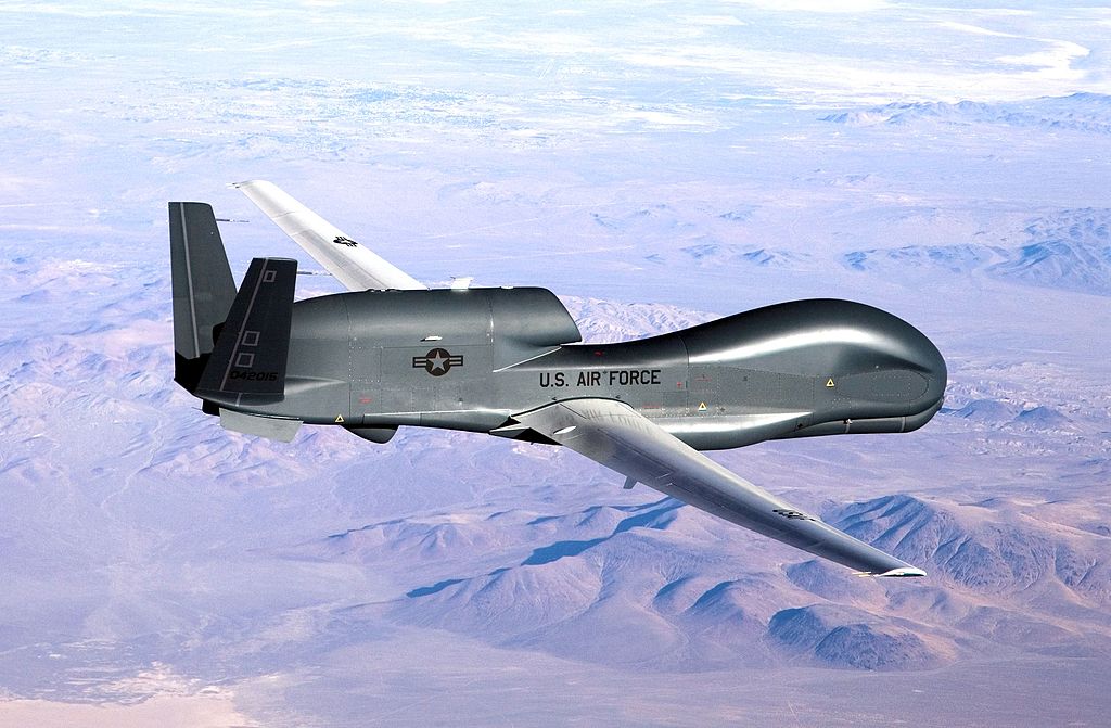 Northrop-Grumman RQ-4B Global Hawk de l'USAF en vol