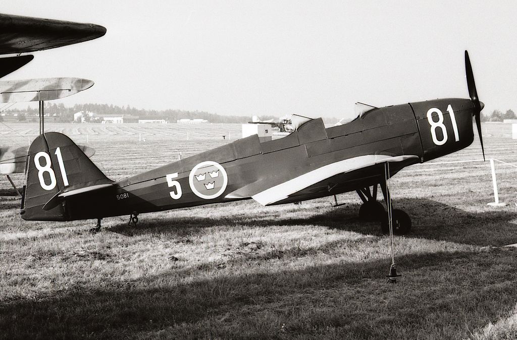 Klemm Kl 35 (Sk 15) suédois de profil