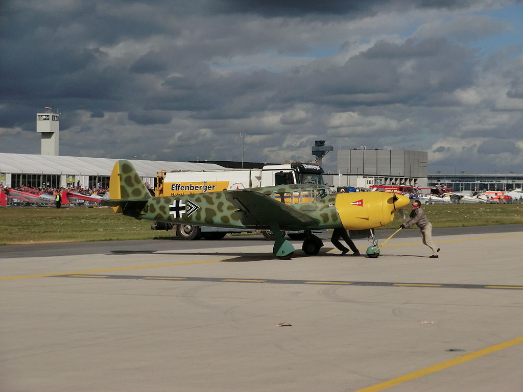 Nord 1101 Noralpha aux couleurs de la Luftwaffe vu de côté