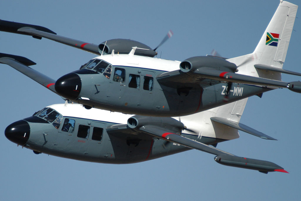 Piaggio P.166S sud-africains en formation