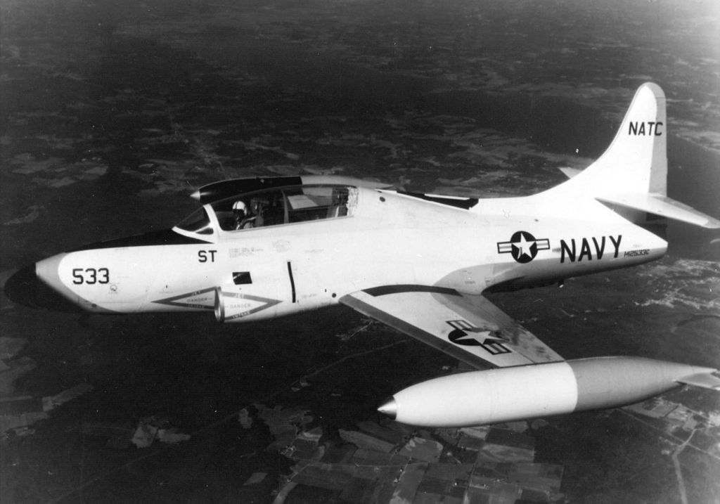 Lockheed T-1A SeaStar en vol