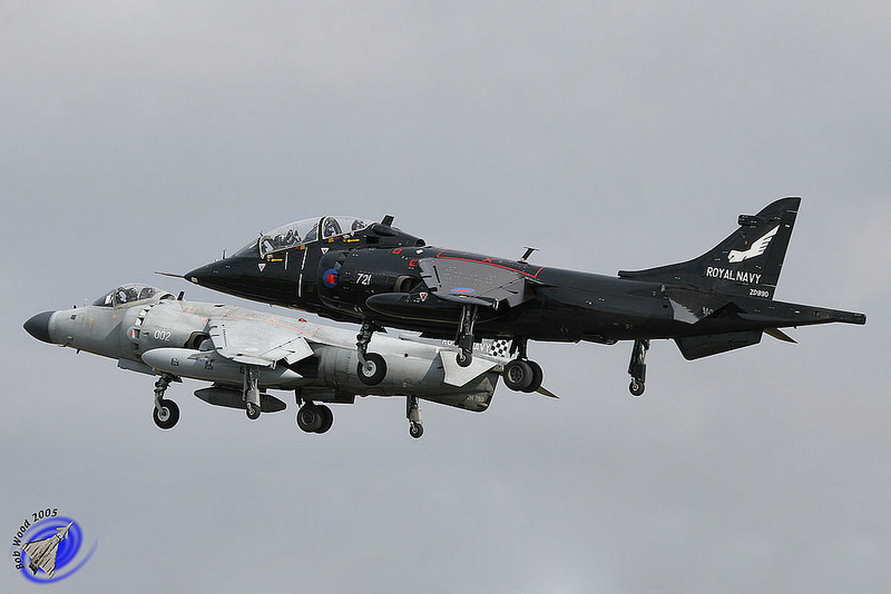 Hawker Harrier T.8 de la Royal Navy