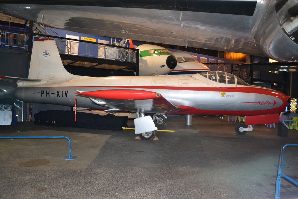 Fokker S-14 Machtrainer - Prototype vu de profil