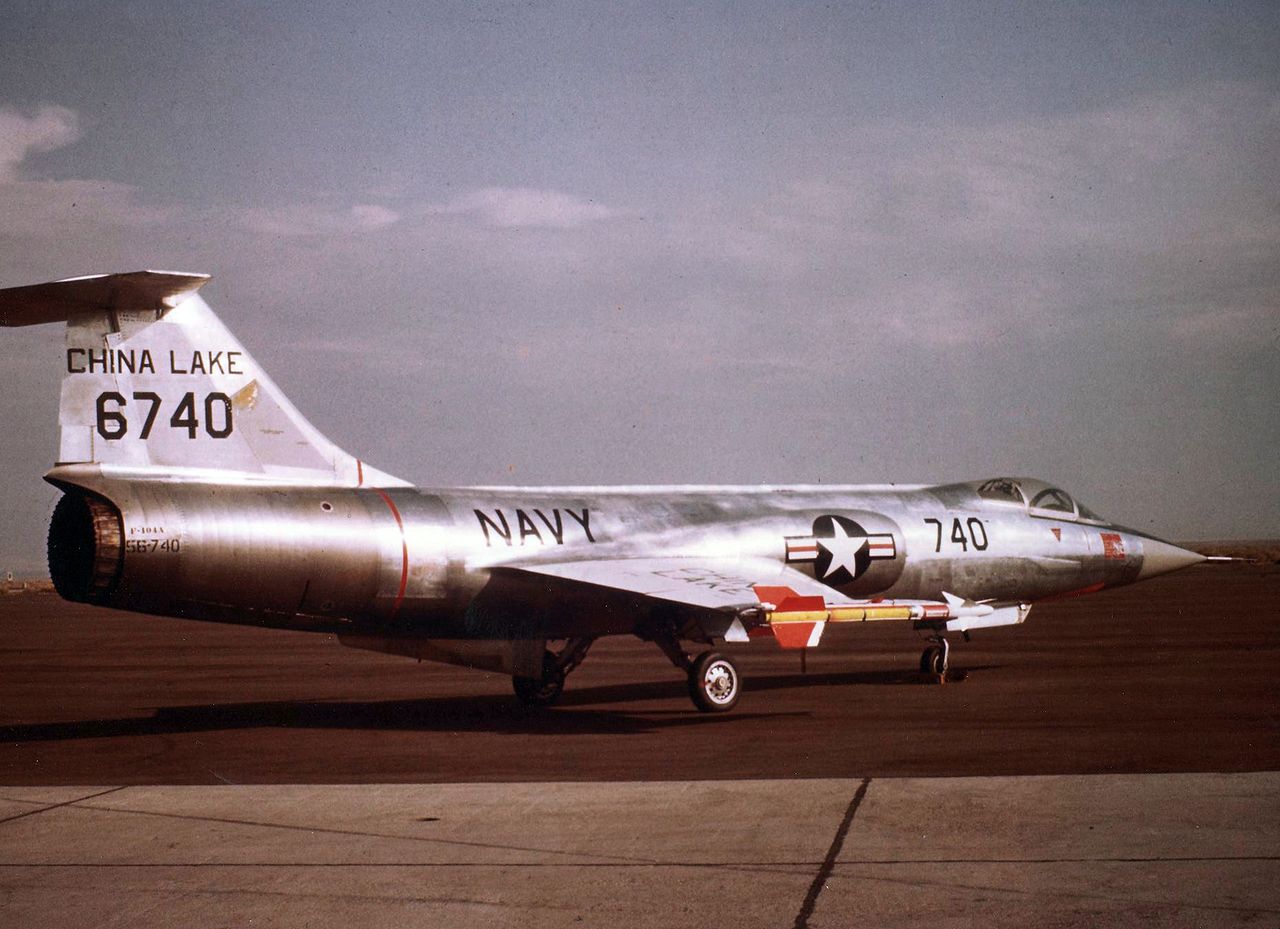 Lockheed F-104A Starfighter de l'US Navy