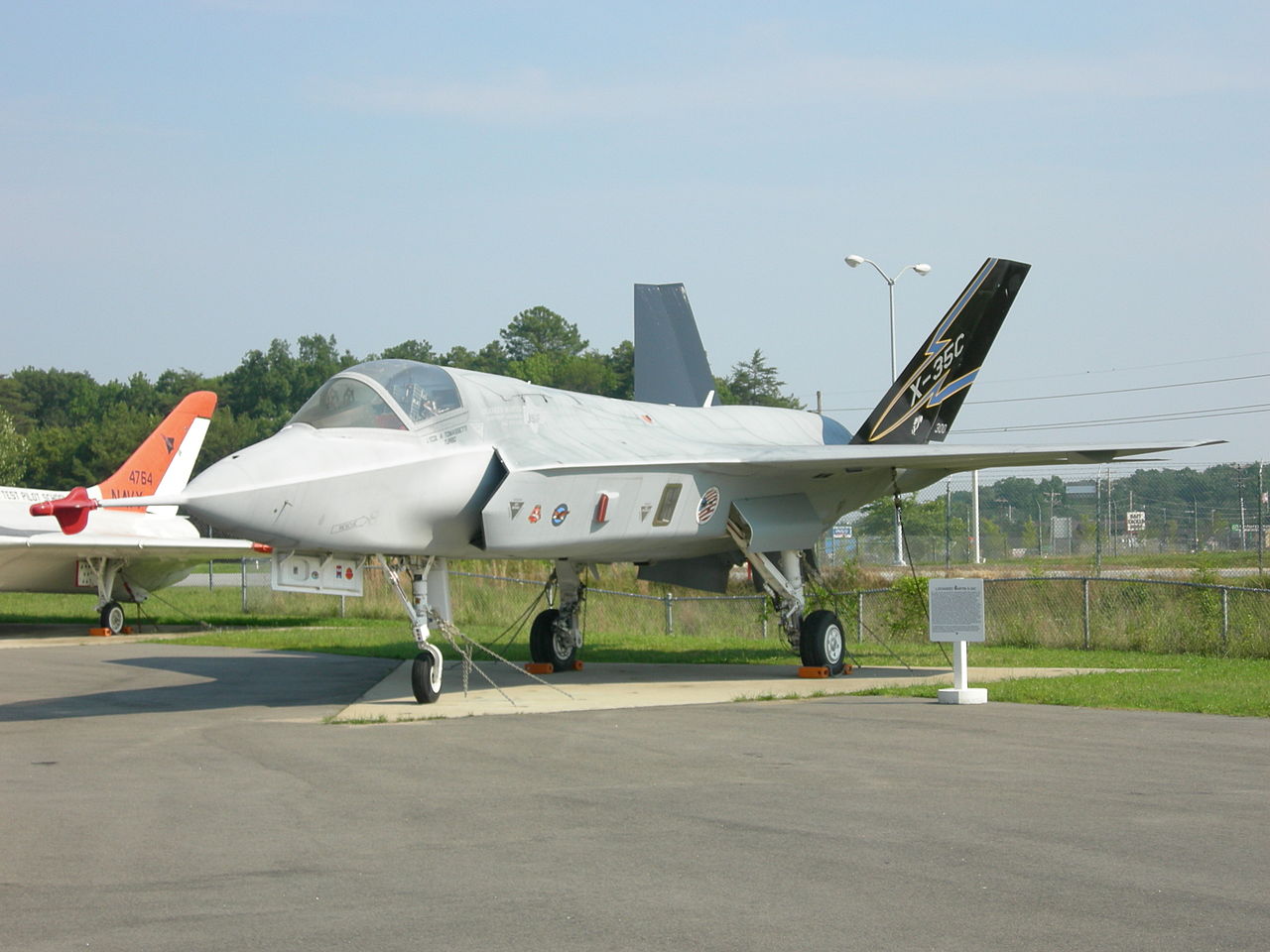 Lockheed-Martin X-35C vu de l'avant