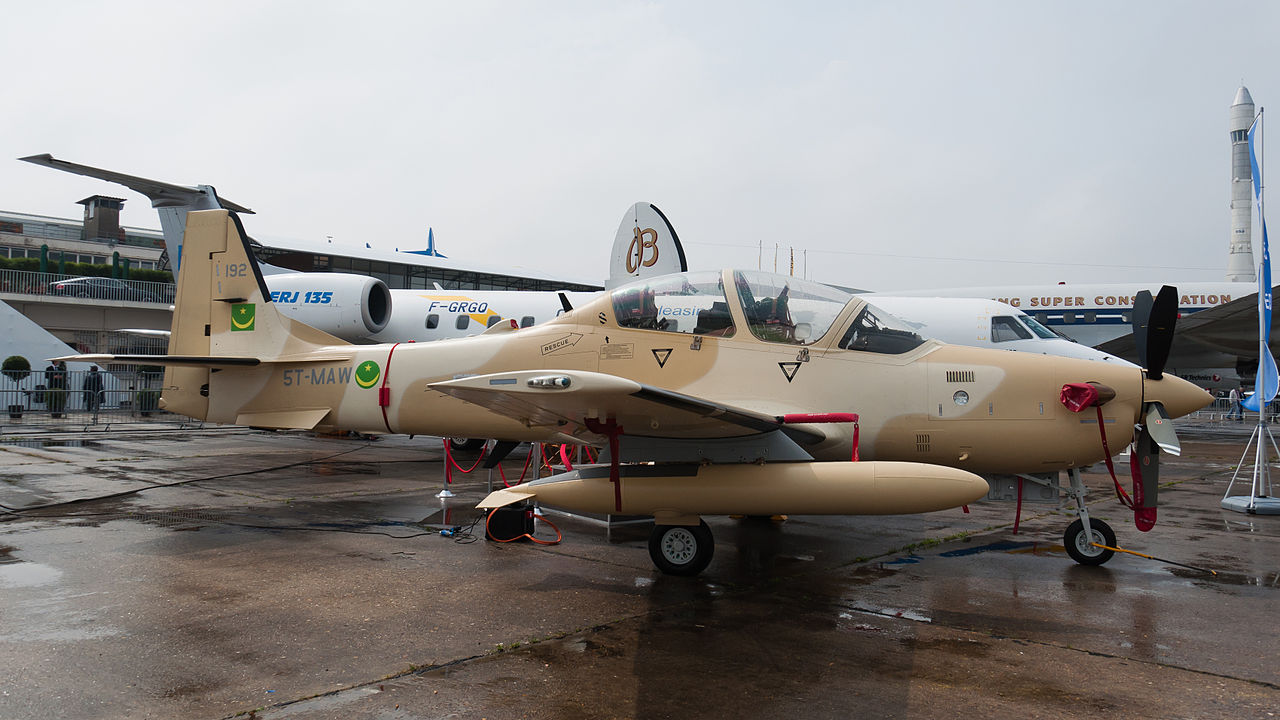 Embraer EMB-314 Super Tucano (A-29B) mauritanien