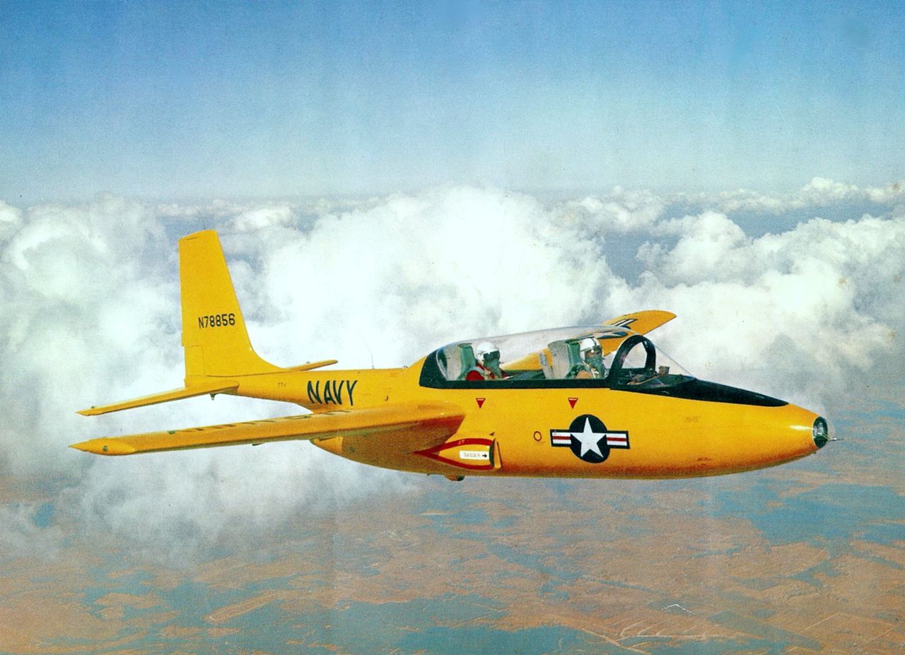 Temco TT-1 Pinto de l'US Navy en vol