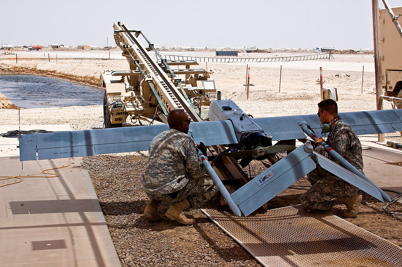 AAI RQ-7 Shadow vu de l'arrière