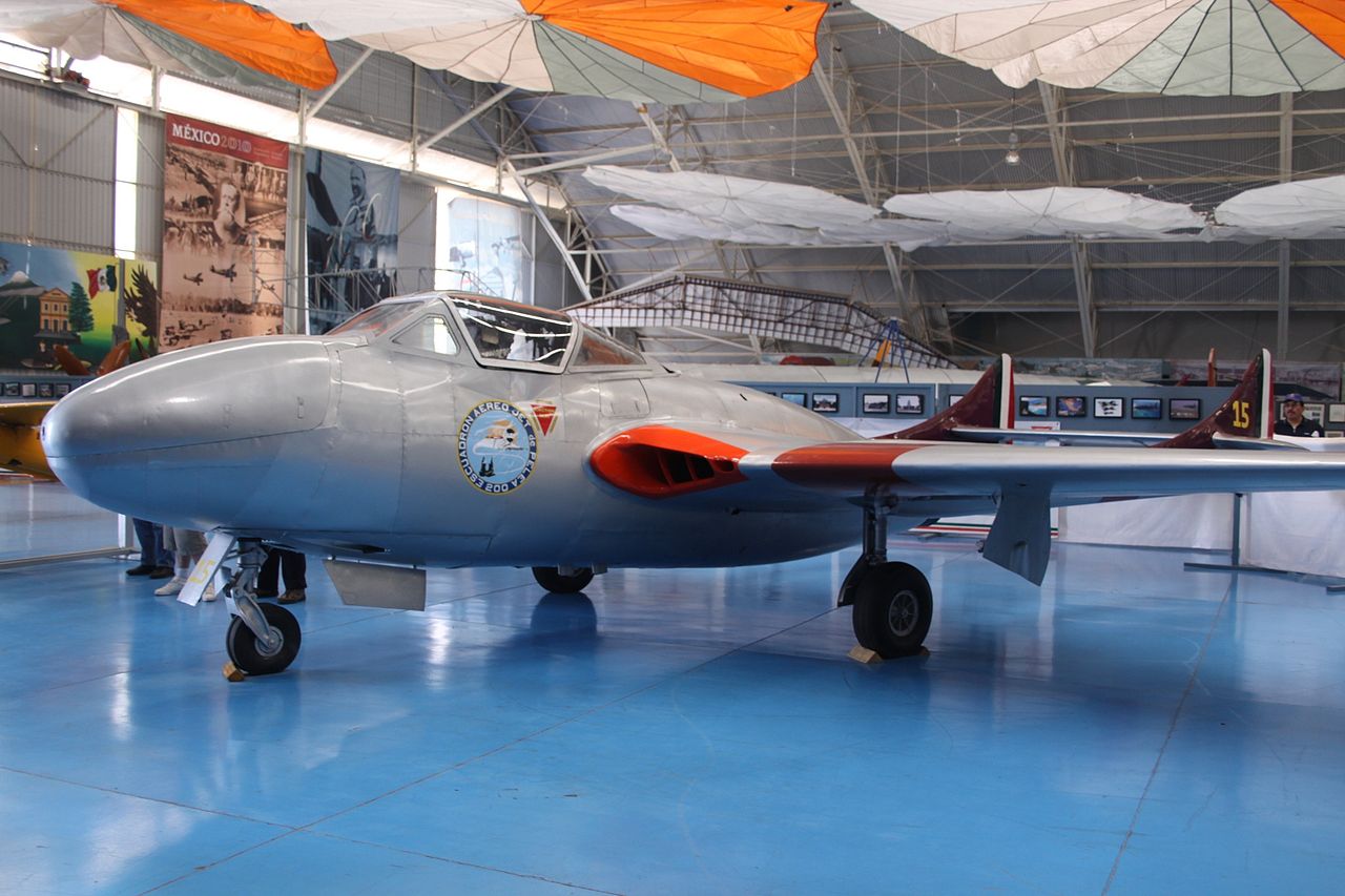 De Havilland DH-115 Vampire T.11 mexicain