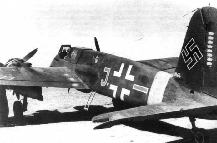 Henschel Hs 129B vu de derrière