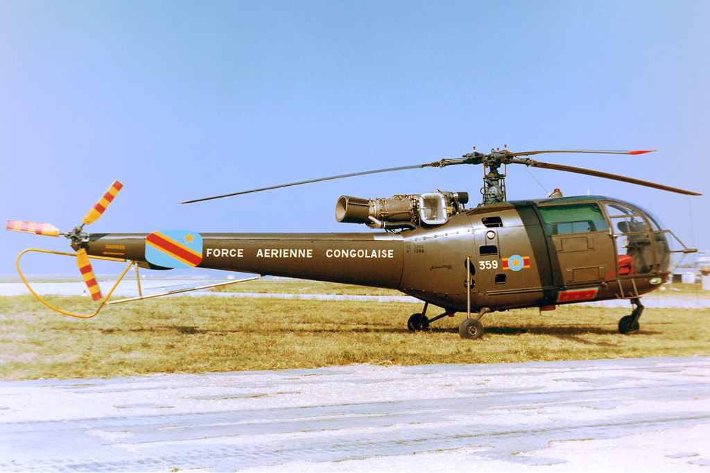 Sud-Aviation SA 316A Alouette III congolaise