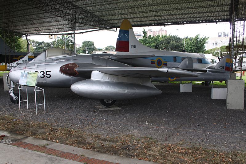 De Havilland DH-100 Vampire FB.5 venezuelien
