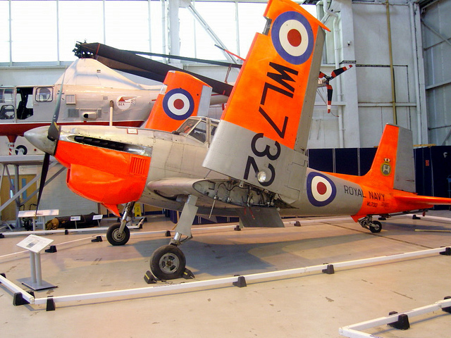 Boulton-Paul Sea Balliol T.21 de la Royal Navy exposé