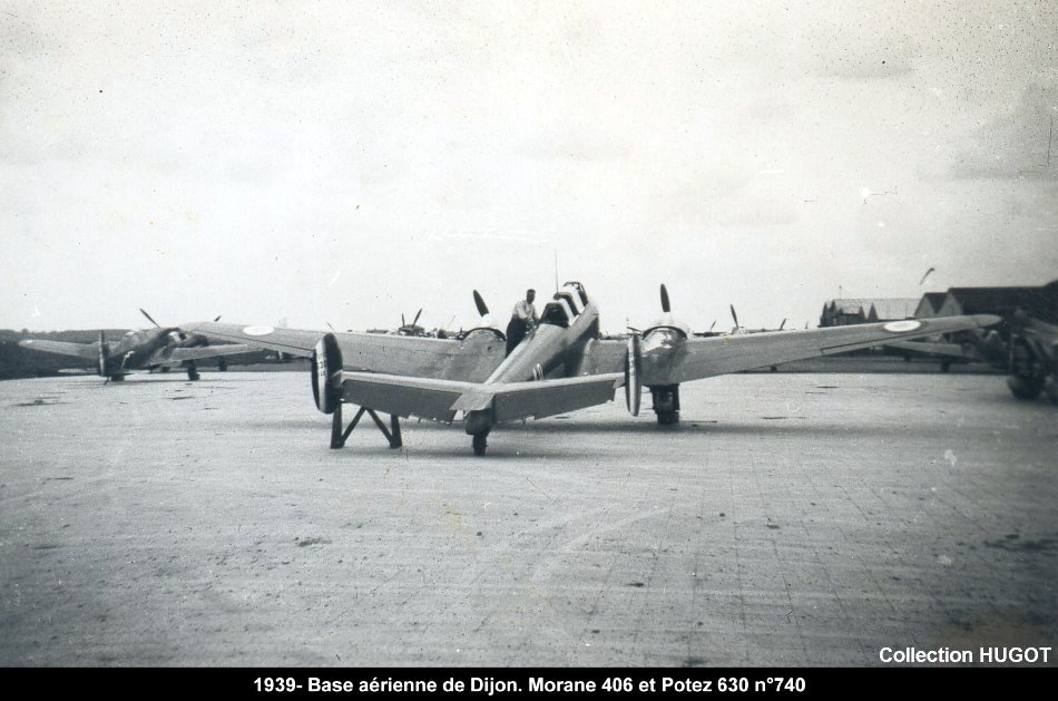 Potez 630 vu de derrière