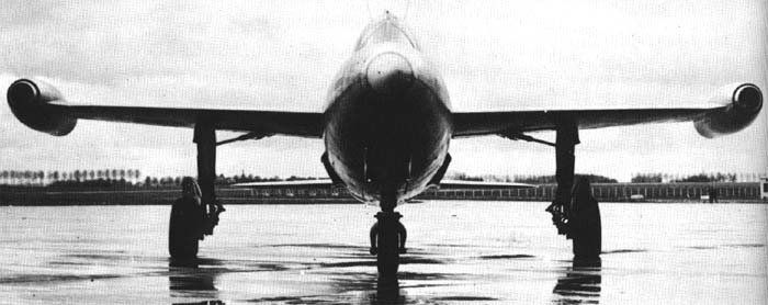 Sud-Ouest SO.6020 Espadon (SO.6026 Marboré) vu de front