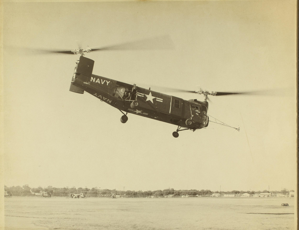 Bell HSL-1 de l'US Navy en vol