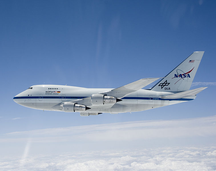 Boeing 747 Jumbo Jet SOFIA de la NASA