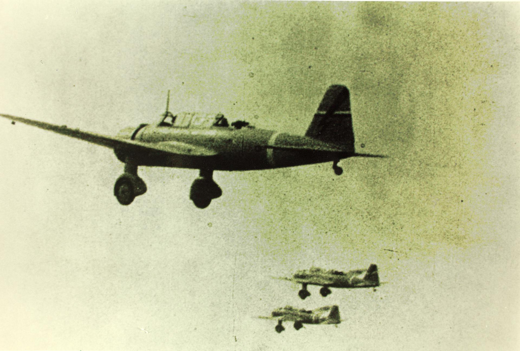 Mitsubishi Ki-30 "Ann" en formation