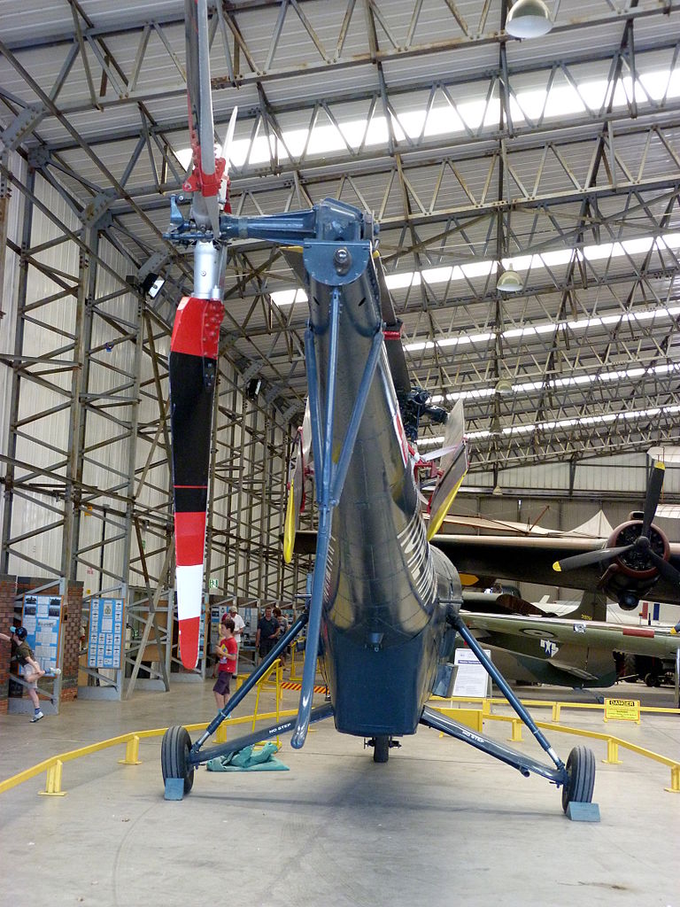 Westland WS.51 Dragonfly HR.5 vu de derrière