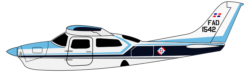 Cessna P210N dominicain - Profil