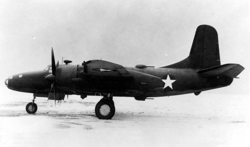 North American B-25 Mitchell - Prototype XB-28 vu de profil