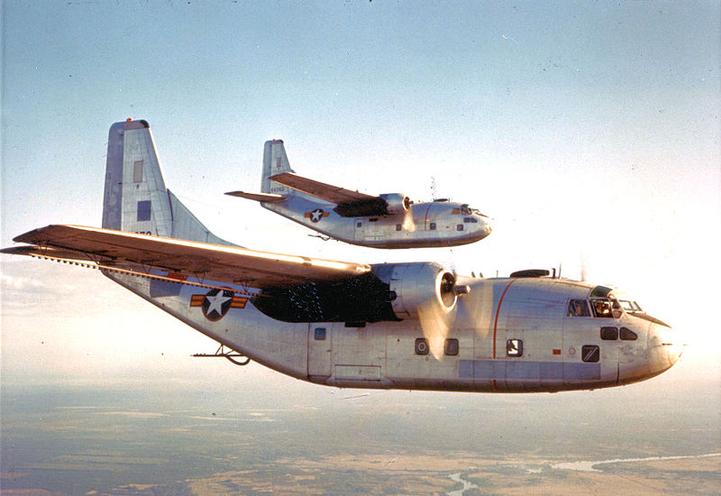 Fairchild C-123B Provider sud-vietnamiens en vol