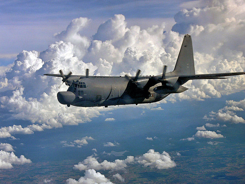 Lockheed MC-130H Combat Talon II de l'USAF en vol