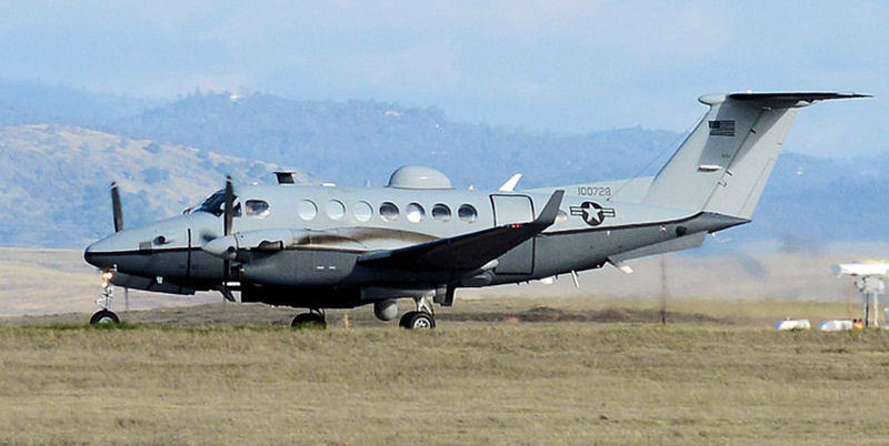 Beech MC-12W Liberty de l'USAF au roulage