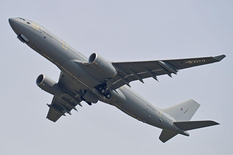 Airbus A330 MRTT (Voyager KC.3) de la RAF au décollage