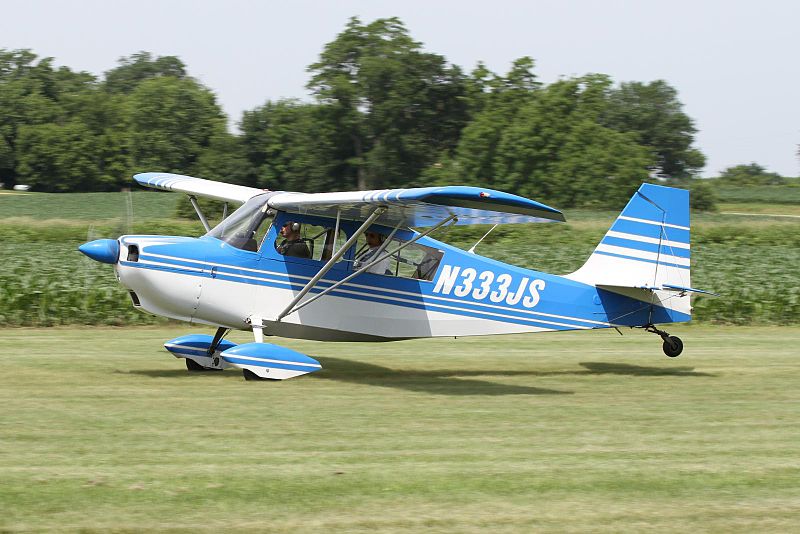 Champion 7KCAB civil Citabria au roulage