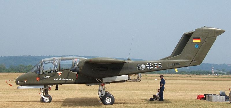 North American OV-10B Bronco allemand vu de profil