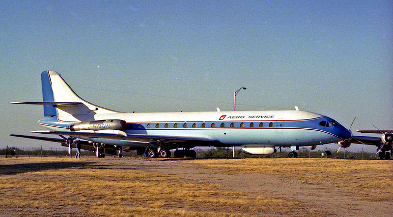 Sud-Aviation SE-210 Caravelle VI-R ayant servi à la cartographie aérienne