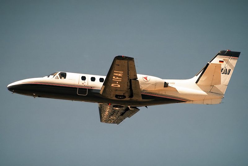 Cessna 500 Citation I civil en vol