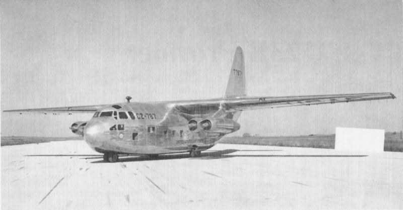 Fairchild XC-123A Provider au sol