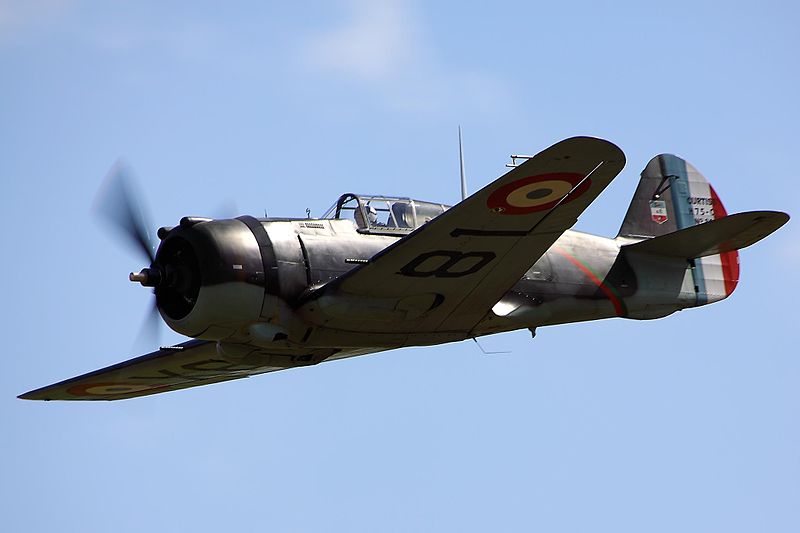 Curtiss P-36 (Hawk 75A-1) français en vol