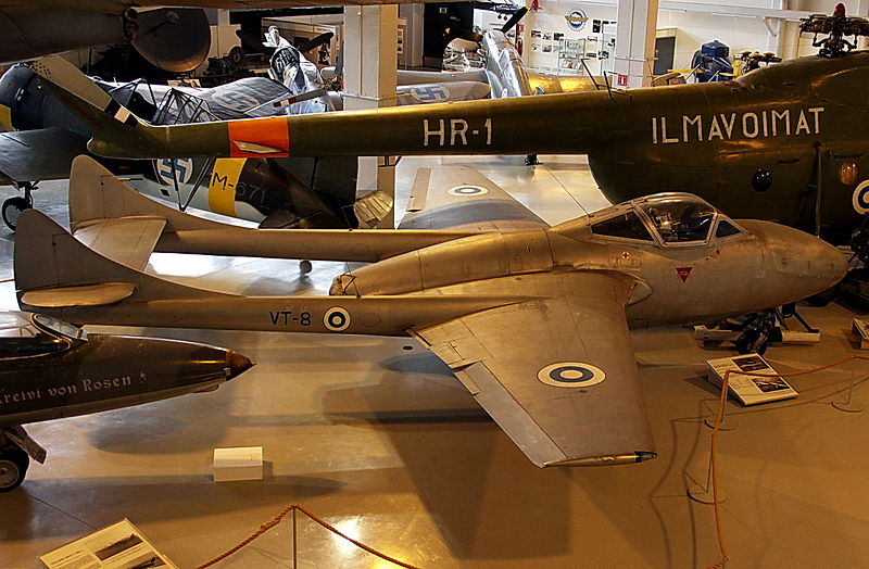 De Havilland DH-115 Vampire T.55 finlandais