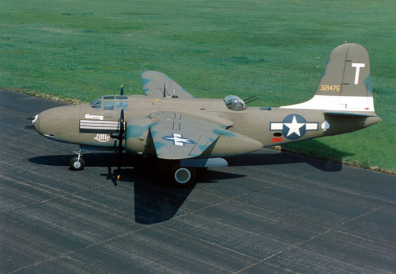 Douglas A-20G Boston de l'USAAF au sol