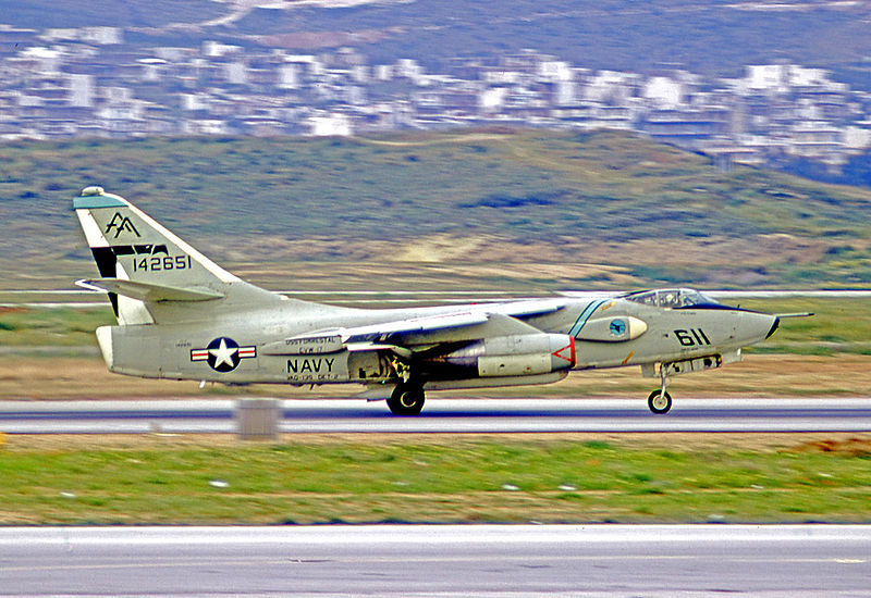 Douglas EKA-3B Skywarrior de l'US Navy au décollage