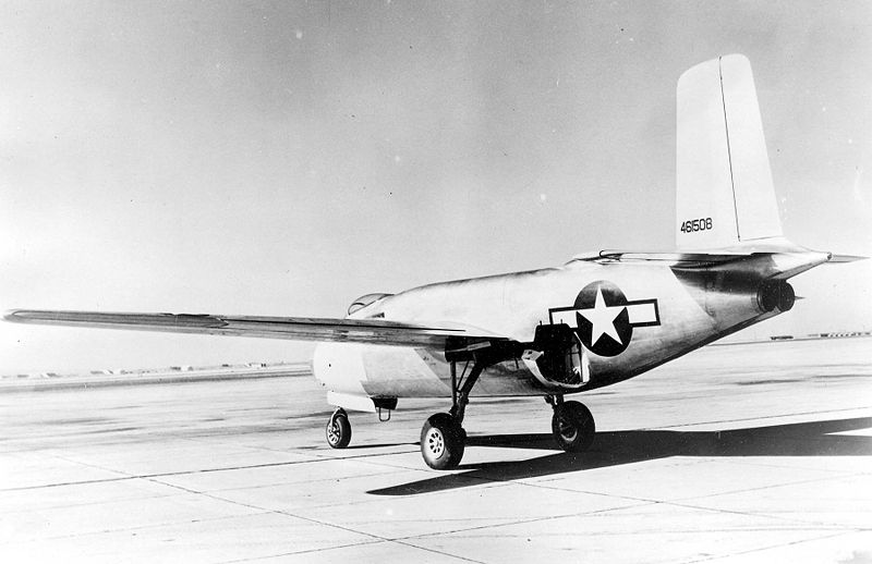 Douglas XB-43 Jetmaster vu de l'arrière