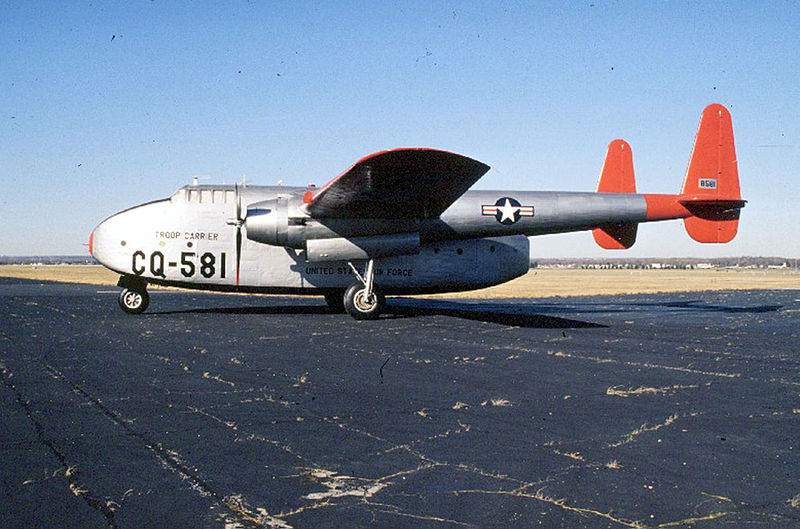 Fairchild C-82 Packet de l'USAF exposé