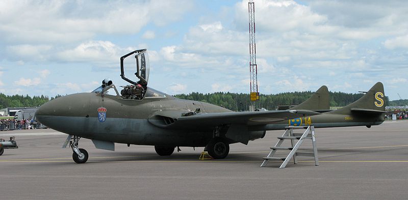 De Havilland DH-115 Vampire T.55 (J 28C) suédois