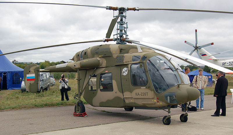 Kamov Ka-226T doté d'une cabine arrière