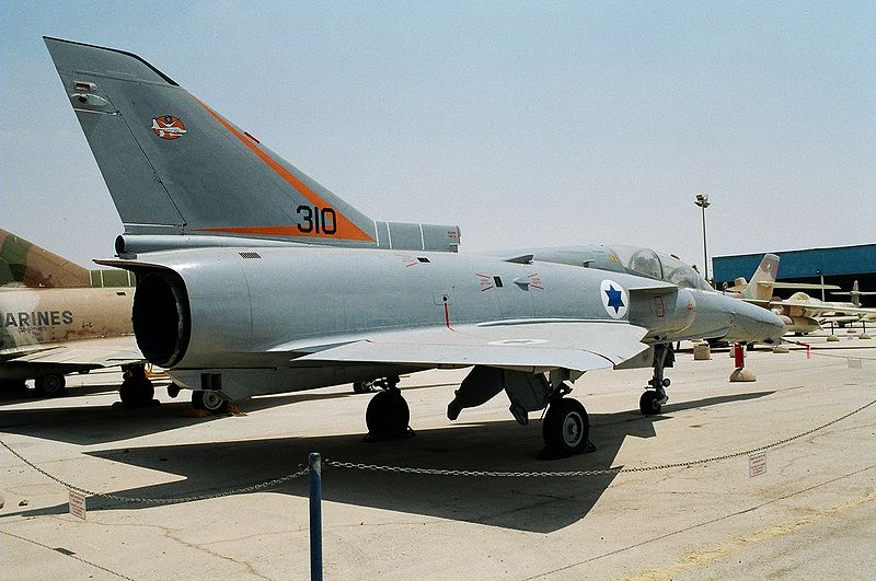 IAI Kfir TC2 israélien vu de l'arrière