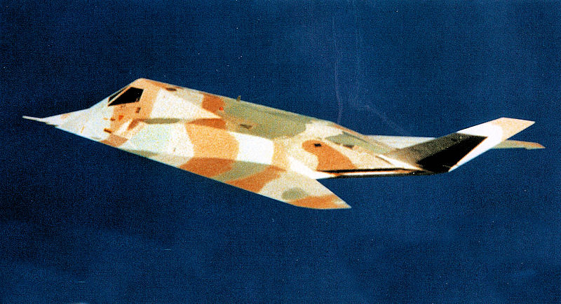 Lockheed F-117A Night Hawk camouflé