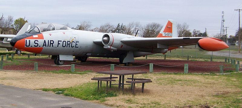 Martin EB-57E Night Intruder de l'USAF exposé