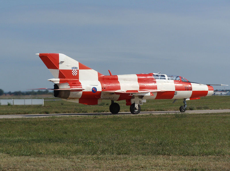 Mikoyan-Gourevitch MiG-21UM croate