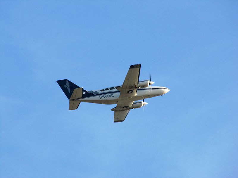 Cessna 402 civil en vol