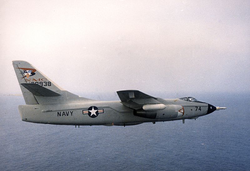 Douglas NA-3B Skywarrior de l'US Navy en vol