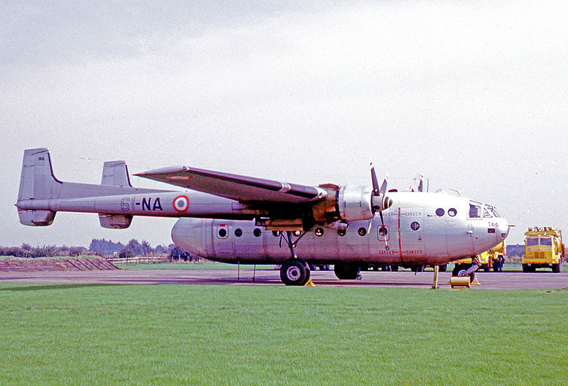 Nord 2501F Noratlas français au sol