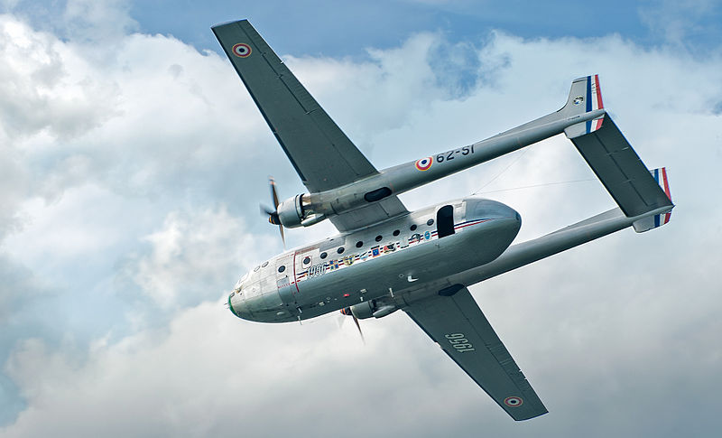 Nord 2501F Noratlas en vol